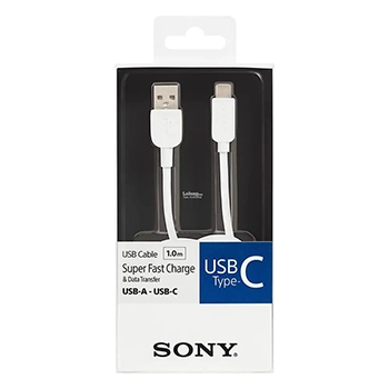 کابل تبدیل USB به USB-C سونی مدل CP-AC100 طول 1 متر